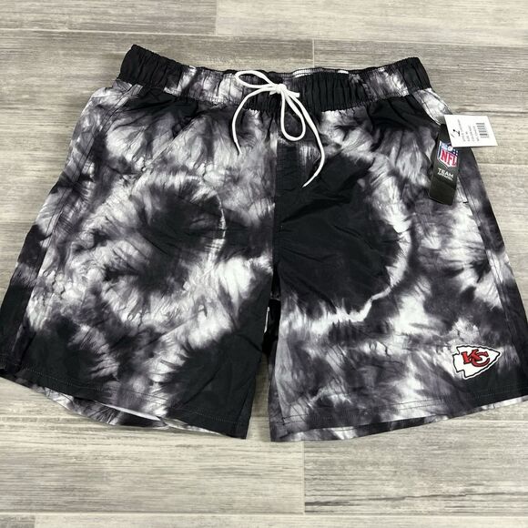 G-III Sports Men's XL Kansas City Chiefs Splash‎ Volley Swim Shorts NFL Apparel - Picture 1 of 7
